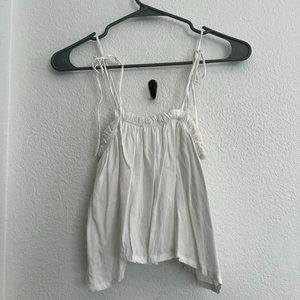 White Crop Top